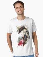 Bloodborne Lady Maria LiuYu Art Unisex T-Shirt - Image 2