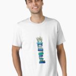 Blue Book Stack Unisex T-Shirt