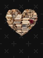 Book aesthetic, reading addiction, book reading, booklovers, books lover, floral book, aesthetic book Unisex T-Shirt