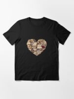 Book aesthetic, reading addiction, book reading, booklovers, books lover, floral book, aesthetic book Unisex T-Shirt