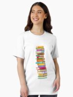 Book Tower: my to be read pile Unisex T-Shirt