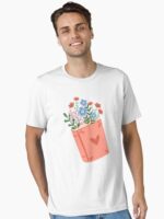 Book with flowers Unisex T-Shirt