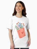 Book with flowers Unisex T-Shirt