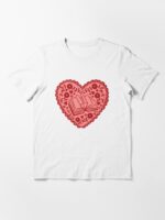 Bookish heart Unisex T-Shirt