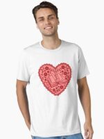 Bookish heart Unisex T-Shirt