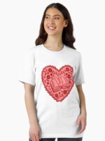 Bookish heart Unisex T-Shirt