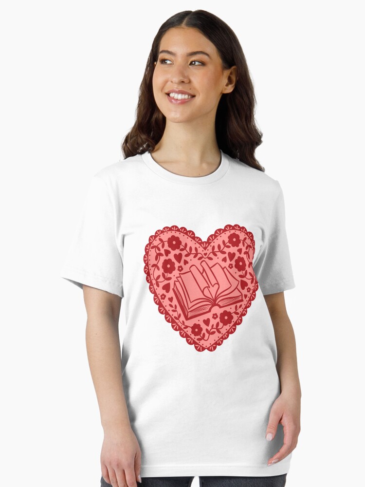 Bookish heart Unisex T-Shirt