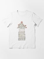 Books & a Rosebush Unisex T-Shirt