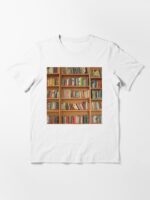 Bookshelf Books Library Bookworm Reading Unisex T-Shirt