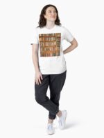 Bookshelf Books Library Bookworm Reading Unisex T-Shirt