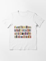 Bookshelf Pattern for Book Nerds Unisex T-Shirt