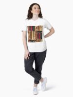 Bookworm Vintage books in bookshelf Unisex T-Shirt