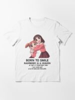 BORN TO SMILE (Plain) Unisex T-Shirt