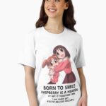 BORN TO SMILE (Plain) Unisex T-Shirt