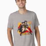 Brave warrior in action Unisex T-Shirt