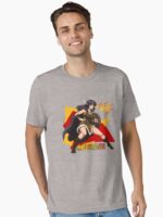 Brave warrior in action Unisex T-Shirt