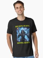 Breaking Hearts Ripping Sharts Oddly Specific Unisex T-Shirt - Image 2