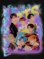 BTS - RETRO 90S Essential Unisex T-Shirt - Image 7