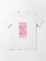 Buy me books and tell me I'm pretty guest check pink Unisex T-Shirt