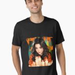 Candle Light Anime Girl – Cozy Aesthetic Portrait, Soft Glow Fantasy Illustration, Relaxing Mood Art Unisex T-Shirt