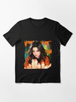 Candle Light Anime Girl – Cozy Aesthetic Portrait, Soft Glow Fantasy Illustration, Relaxing Mood Art Unisex T-Shirt