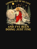 Cave Quote Parody Unisex T-Shirt - Image 7