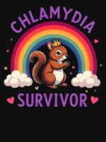 Chlamydia Survivor Funny Embarrassing Adult Humor Unisex T-Shirt - Image 7