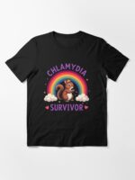 Chlamydia Survivor Funny Embarrassing Adult Humor Unisex T-Shirt - Image 3
