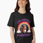 Chlamydia Survivor Funny Embarrassing Adult Humor Unisex T-Shirt