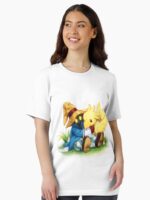 Chocobo & Vivi Final Fantasy 9 Unisex T-Shirt - Image 2