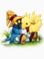 Chocobo & Vivi Final Fantasy 9 Unisex T-Shirt - Image 7