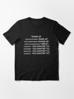 Chop Suey Parody Lyrics Unisex T-Shirt - Image 3