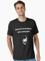 Chuck Norris can strangle you Unisex T-Shirt - Image 2