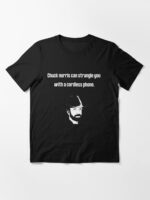 Chuck Norris can strangle you Unisex T-Shirt - Image 3