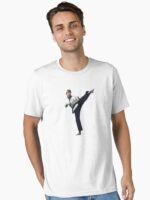 Chuck Norris Roundhouse Kick - Unleash the Legend Unisex T-Shirt - Image 2