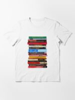 Classic Banned Books Stack Unisex T-Shirt