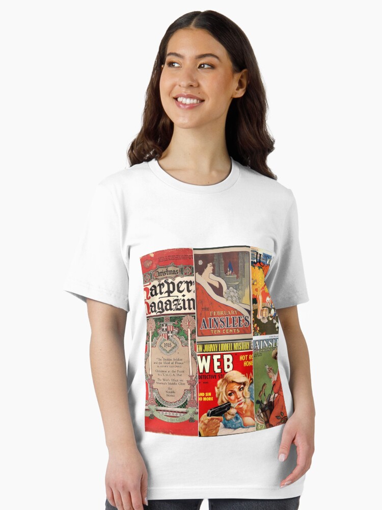 Classic Vintage Magazine Montage Set #4 Unisex T-Shirt
