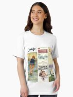 Classic Vintage Magazine Montage Set #6 Unisex T-Shirt