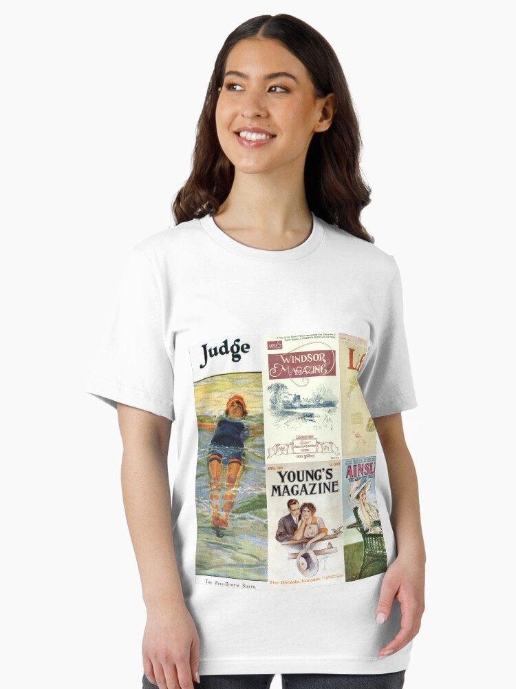 Classic Vintage Magazine Montage Set #6 Unisex T-Shirt