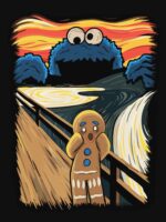 Cookie Monster Scream Parody T-Shirt For Funny Fans, Gift For Pop Culture Lovers Unisex T-Shirt - Image 7