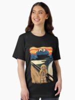 Cookie Monster Scream Parody T-Shirt For Funny Fans, Gift For Pop Culture Lovers Unisex T-Shirt