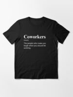 Coworkers Funny Work Colleagues Definition Unisex T-Shirt - Image 3