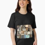 Cozy Book Collection Dark Academia Library Unisex T-Shirt