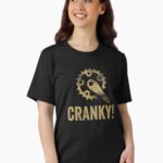 Cranky T-shirt, Funny Bike Shirt, Cycling Shirt, Bike Lover Gift, Cyclist Clothes, BMX, Mountain Bike Unisex Cotton Tee Unisex T-Shirt