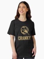 Cranky T-shirt, Funny Bike Shirt, Cycling Shirt, Bike Lover Gift, Cyclist Clothes, BMX, Mountain Bike Unisex Cotton Tee Unisex T-Shirt