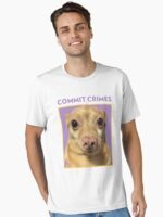 Crime Mouse Unisex T-Shirt - Image 2