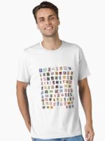 Cut out magazine alphabet sticker pack journal newspaper Unisex T-Shirt