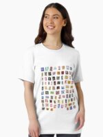 Cut out magazine alphabet sticker pack journal newspaper Unisex T-Shirt