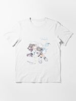 Cute Anime Girl Hugging Fantasy Spirit Unisex T-Shirt