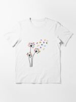 Cute Dandelion Books Flower Fly Reading Fan Club Unisex T-Shirt
